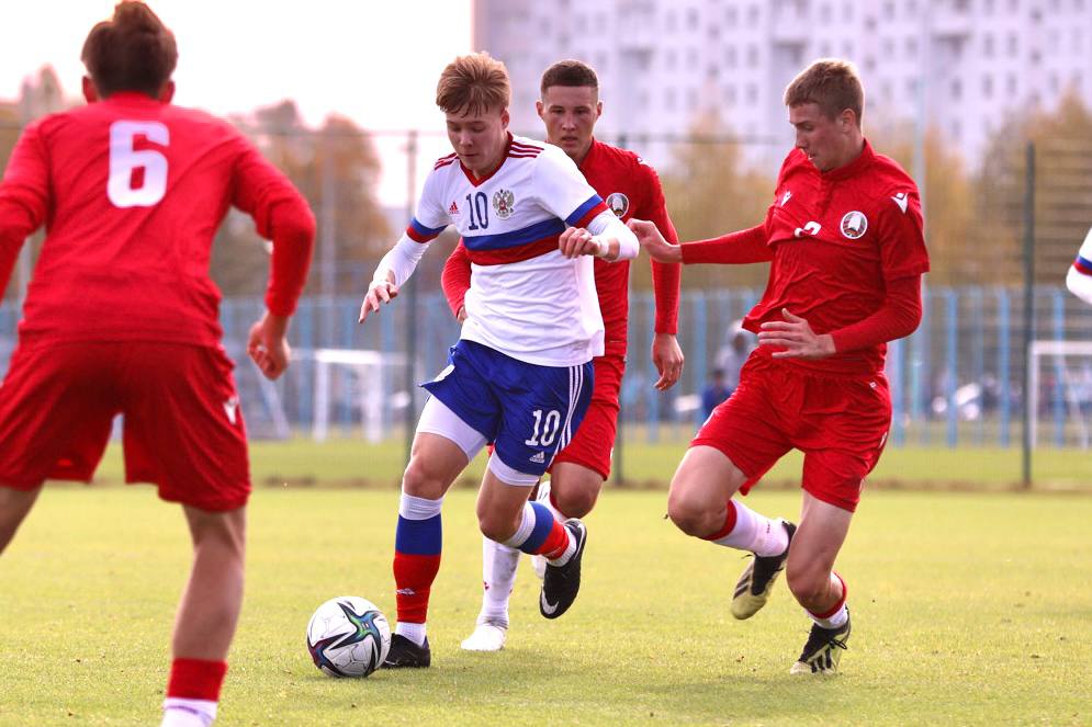 Юниорская сборная Беларуси сыграла вничью со сверстниками из России