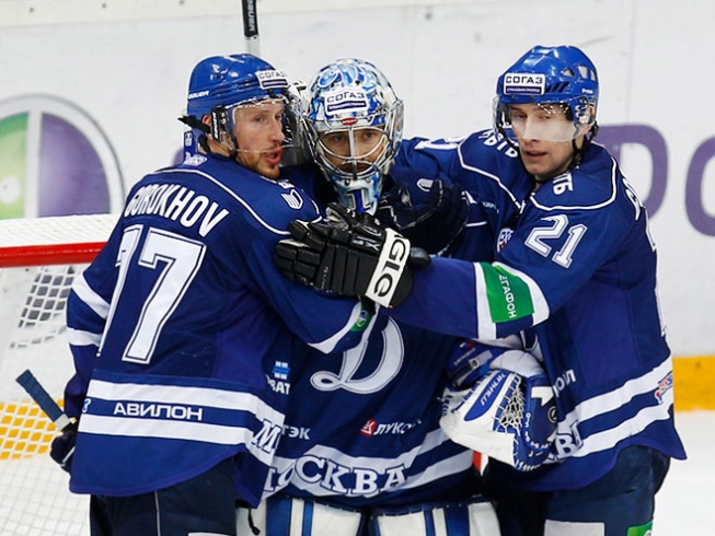 Московское «Динамо» одержало девятую победу подряд в КХЛ