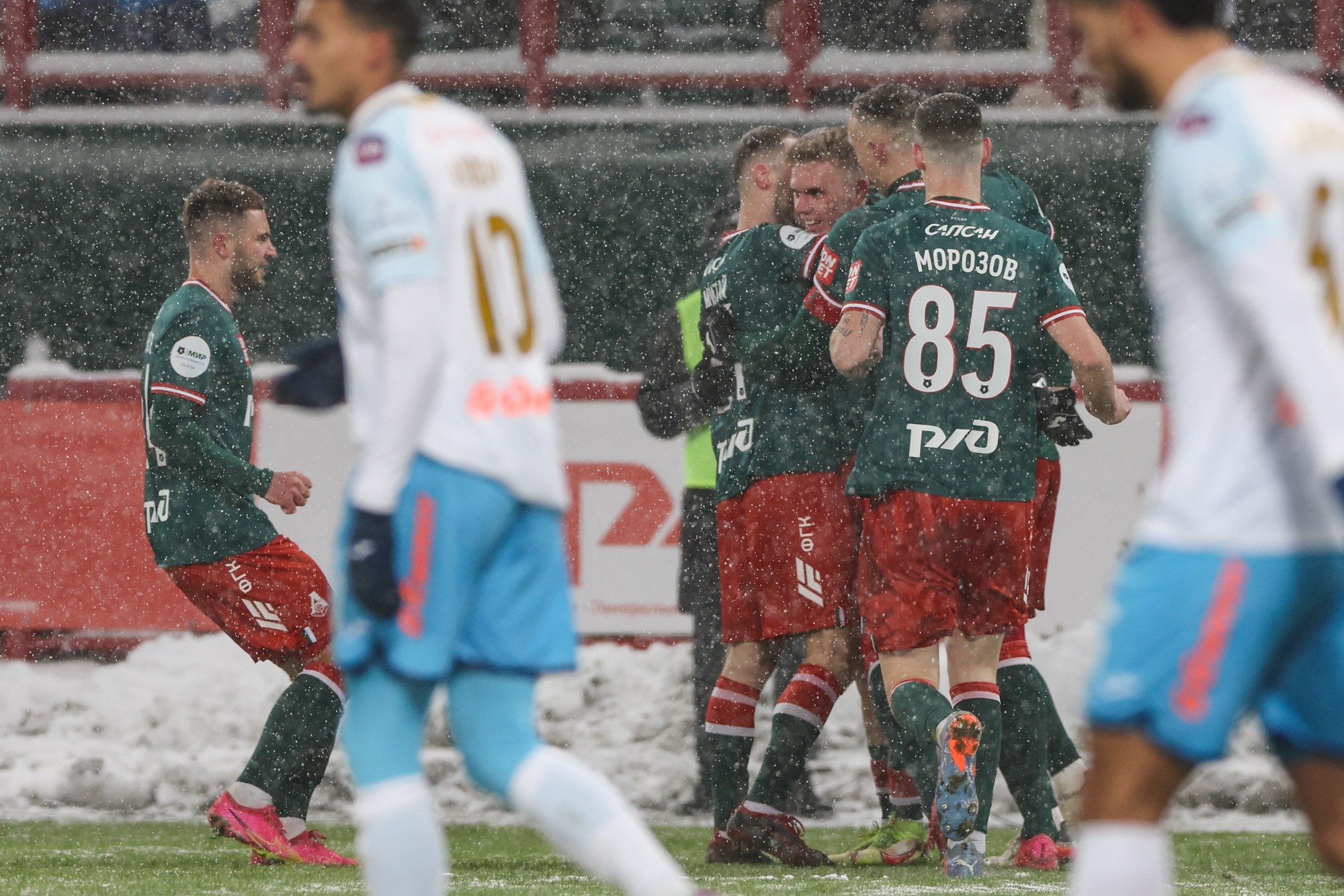 Красно-зеленые обыграли «Зенит» во второй раз за сезон. Фото: «Локомотив»