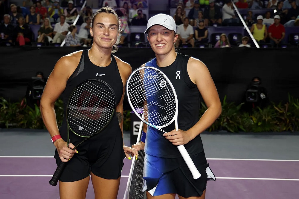 Арина Соболенко (слева). Фото: WTA