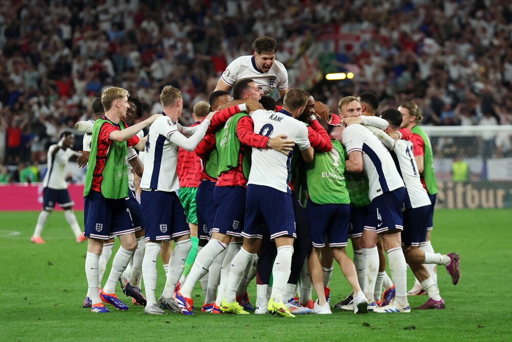 Сборная Англии вышла в финал второй раз подряд. Фото: Футбольная ассоциация Англии