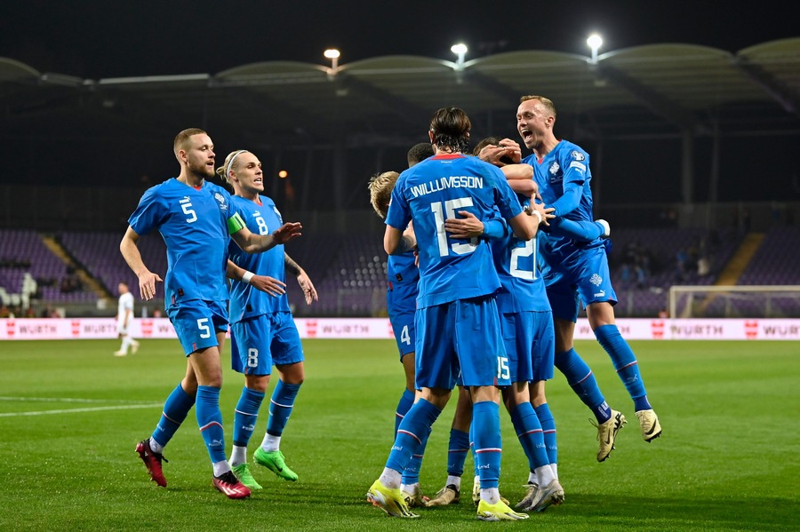 Сборная Исландии может второй раз попасть на чемпионат Европы. Фото: Федерация футбола Исландии
