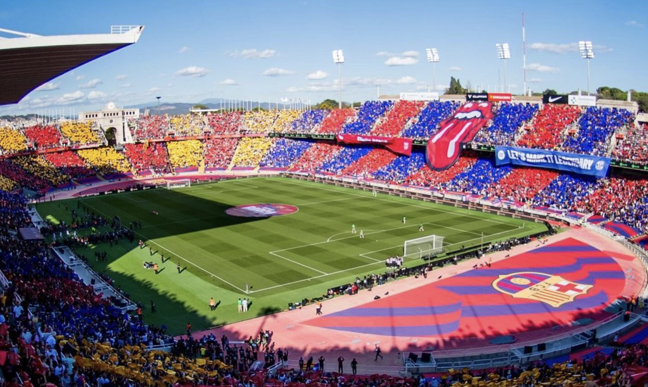 Заполненный стадион перед Эль-Класико. Фото: «Барселона»