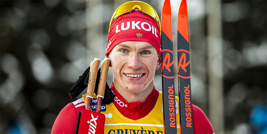 Большунов стал победителем скиатлона на чемпионате России