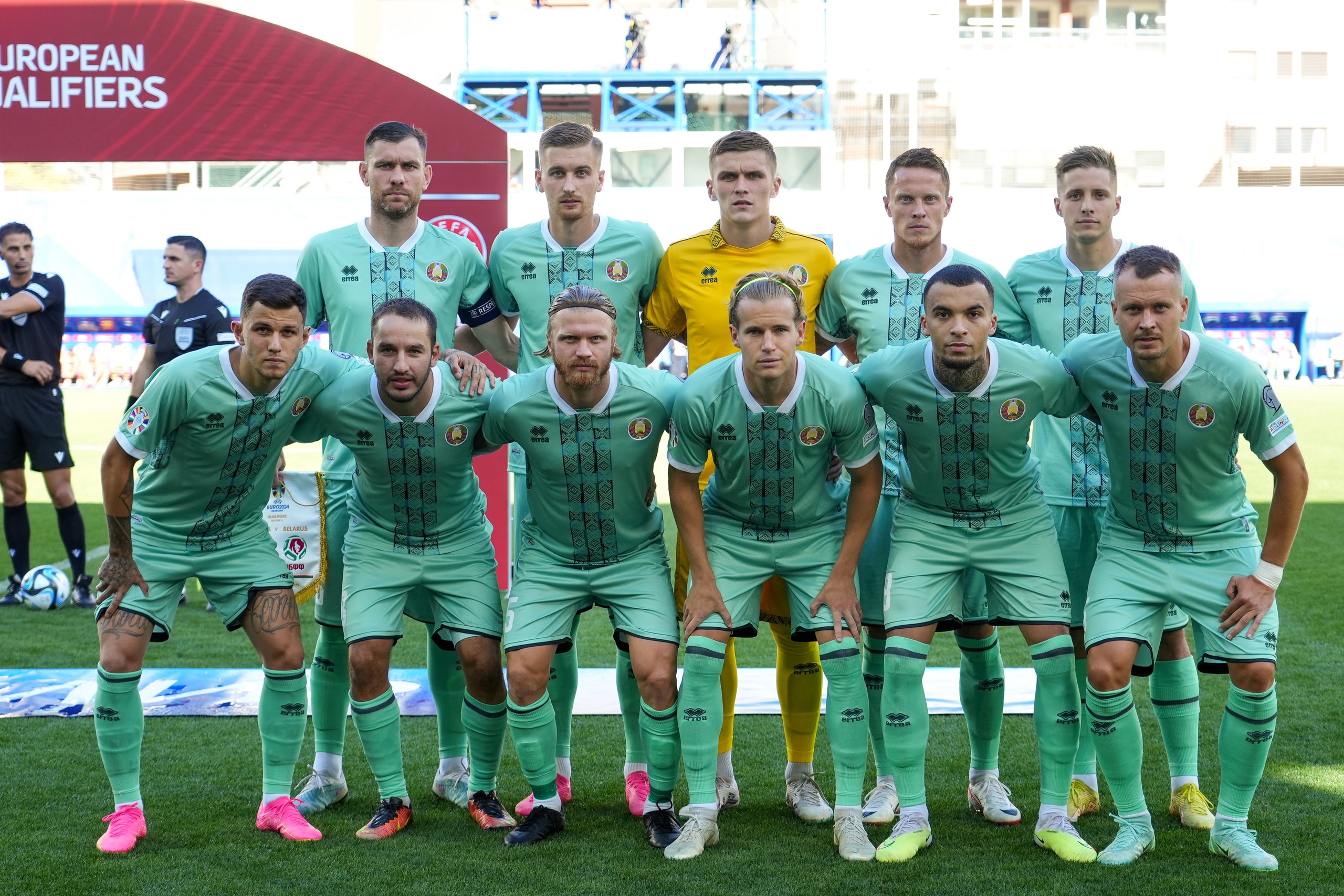 Печенин, Морозов и Бочеров — линия атаки сборной Беларуси на матч отбора к Евро-2024 против Израиля