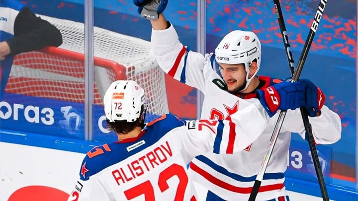 Белорусский форвард СКА Алистров не считает себя лучшим игроком матча с «Ладой»