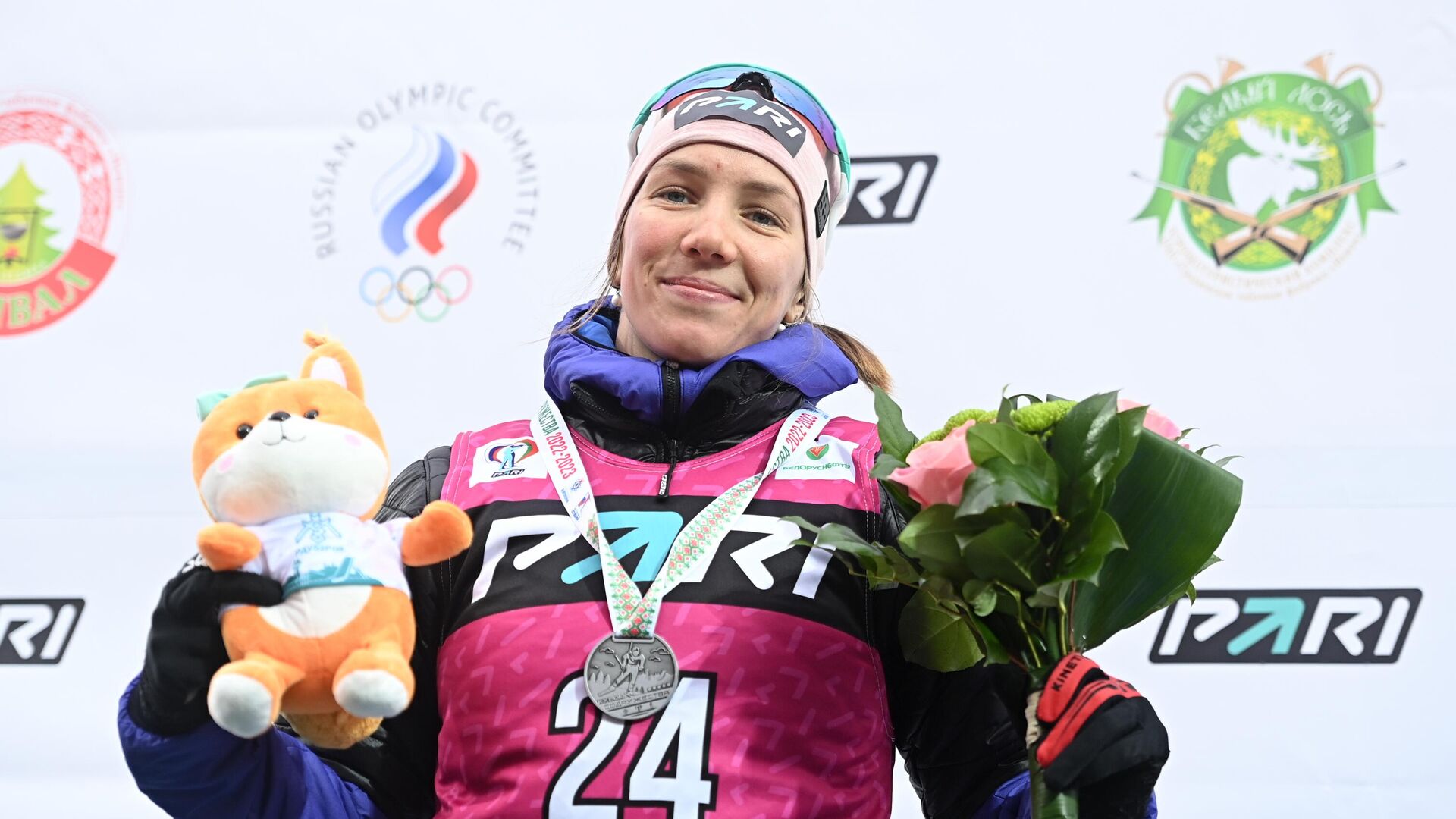Наталия Шевченко выиграла женскую гонку преследования на втором этапе Кубка России по биатлону