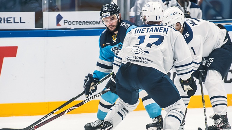 «Сибирь» одержала победу над «Динамо» в матче регулярного чемпионата КХЛ