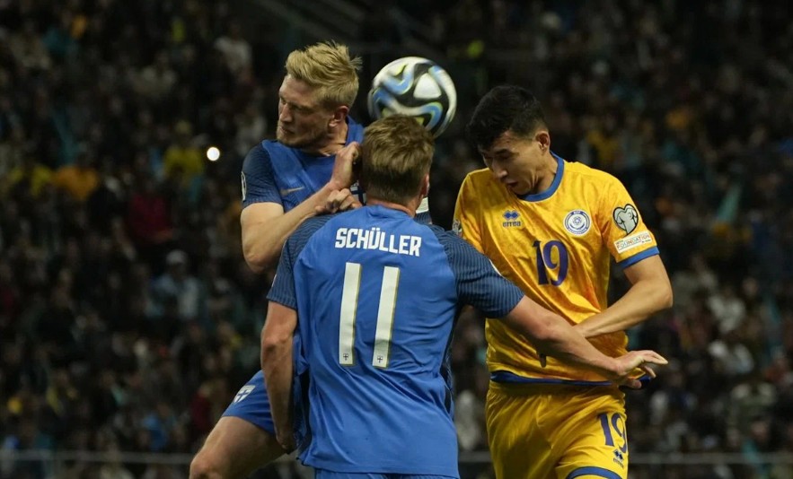 Сборная Казахстана уступила Финляндии в 5 туре отборочного цикла Евро-2024