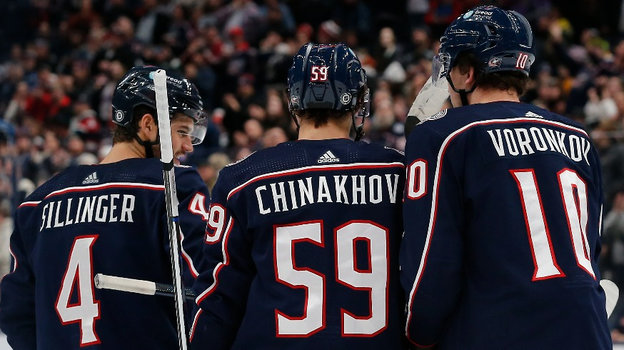 Шайба Марченко помогла «Коламбусу» победить «Колорадо» в НХЛ