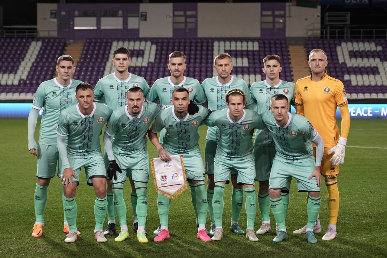 Гол Лаптева принёс победу сборной Беларуси над Андоррой в матче отбора на Евро-2024