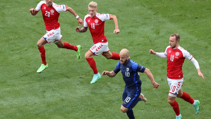 Дания победила Финляндию в матче отборочного цикла Евро-2024 по футболу