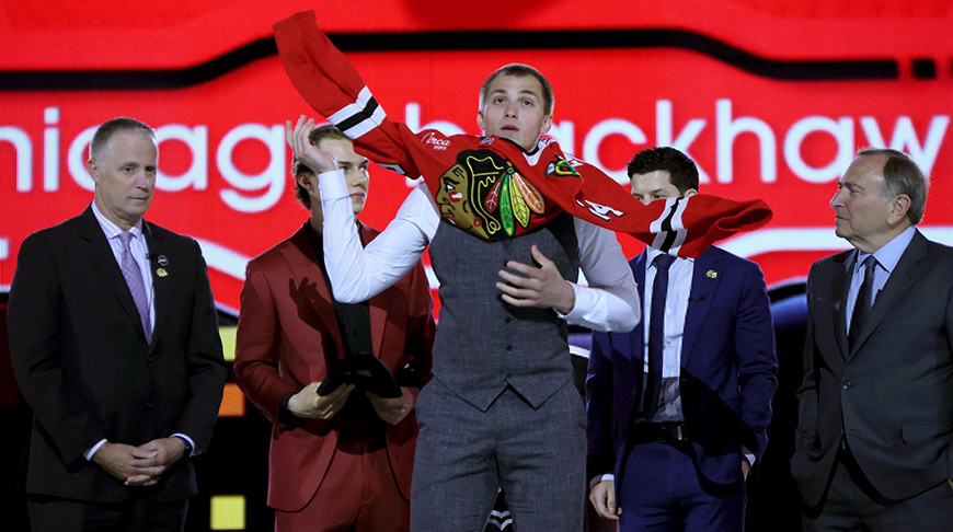 Белорусский защитник Левшунов выбран «Чикаго» под вторым номером драфта НХЛ