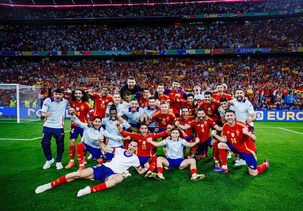 Испанцы выиграли на Евро-2024 все матчи. Фото: Королевская испанская футбольная федерация
