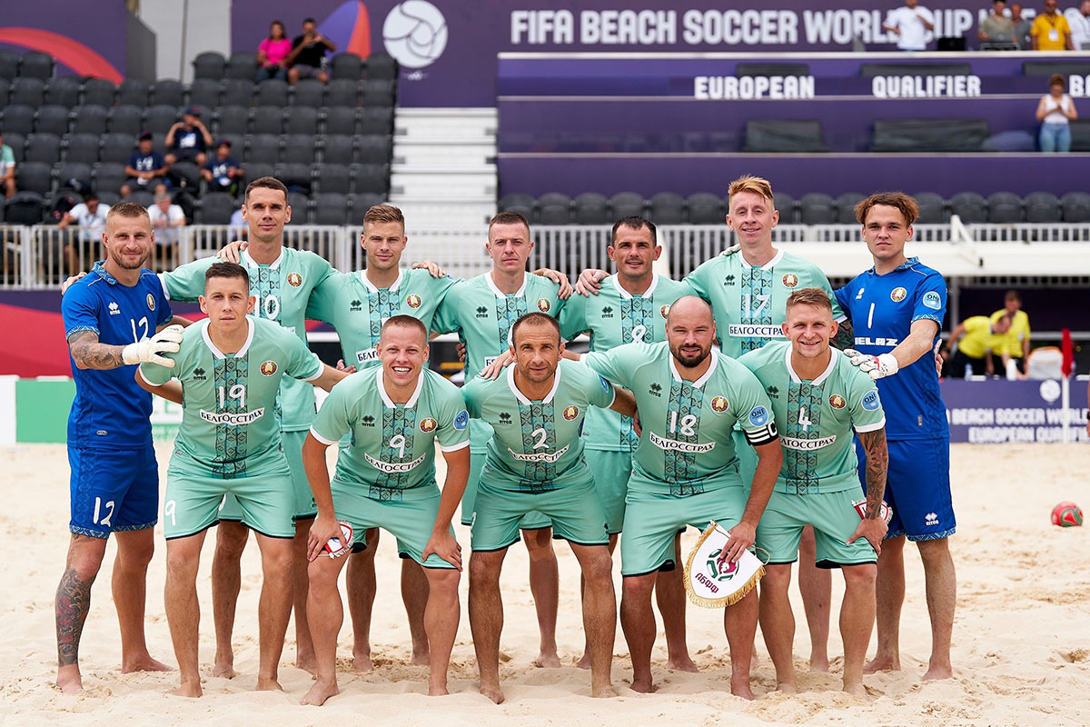 Стала известна группа, в которой сыграет Беларусь на чемпионате мира по пляжному футболу