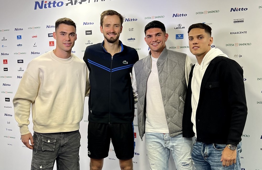 За Медведева болели даже игроки «Торино». Фото: ATP