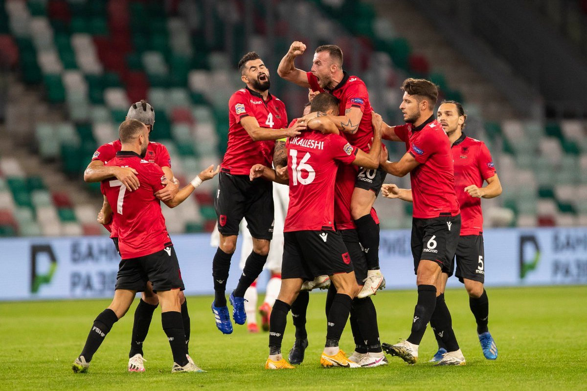 Сборная Албании сыграла вничью с Фарерскими островами и заняла первое место в отборе на Евро-2024