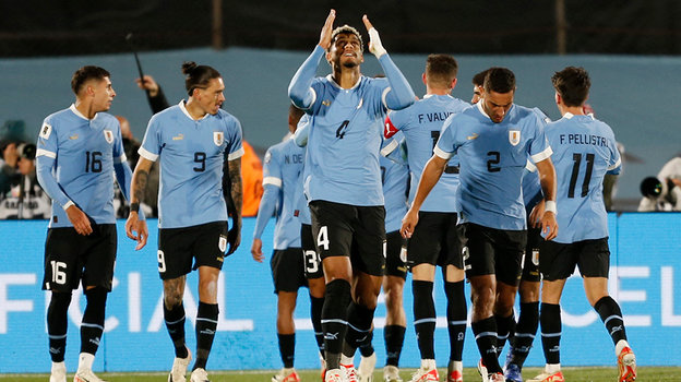 Футболисты Уругвая подрались с фанатами после поражения от Колумбии