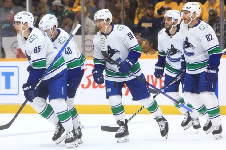 Передача Задорова принесла «Ванкуверу» победу над «Нэшвиллом» на старте плей-офф НХЛ