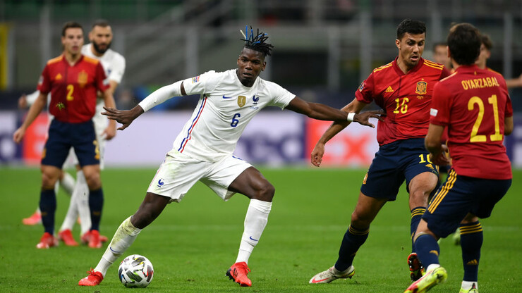 Сборная Франция обыграла Испанию в финале Лиги наций благодаря голам Мбаппе и Бензема