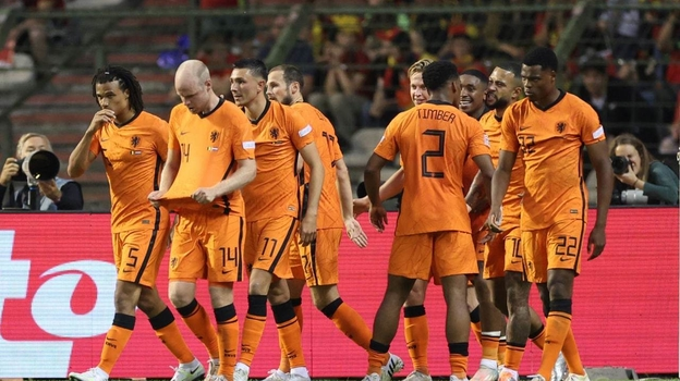 Сборная Нидерландов разгромила команду Бельгии в гостевом матче Лиги наций УЕФА
