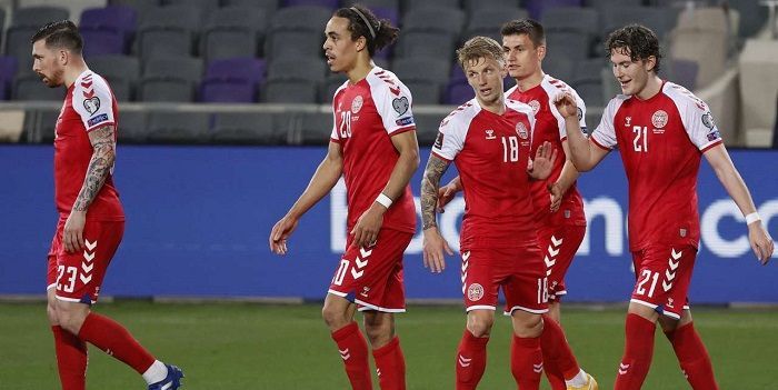 Дания разгромила Молдавию, Англия – Андорру, Северная Ирландия уступила Швейцарии в матчах отбора ЧМ-2022