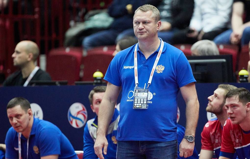Кокшаров подал в отставку с поста наставника мужской сборной России по гандболу