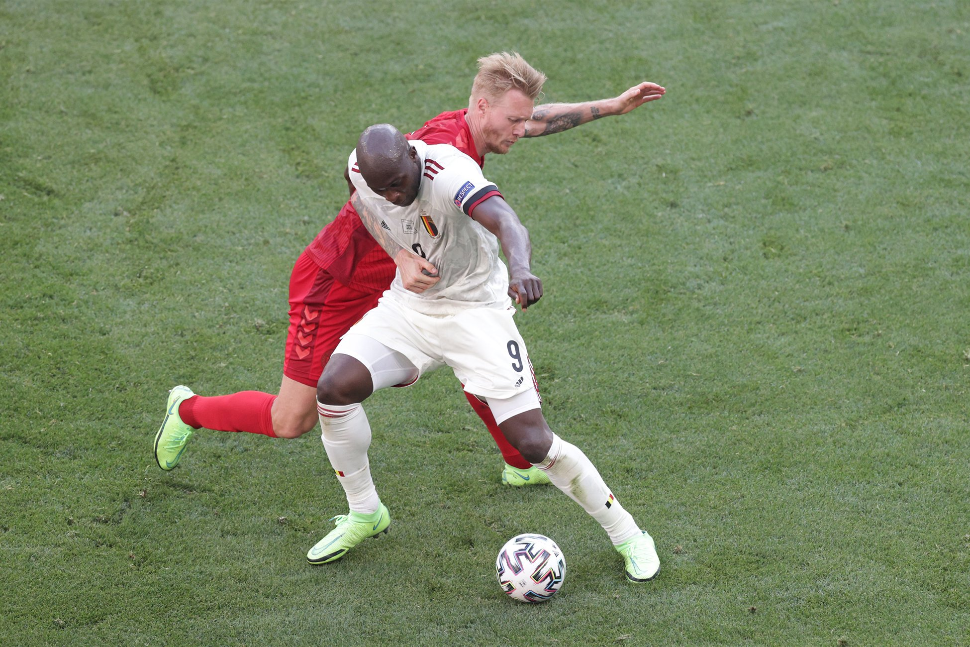 Лукаку признан лучшим игроком матча Бельгия – Дания