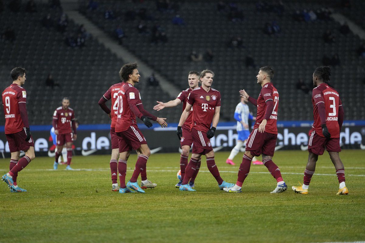 «Бавария» разгромила «Герту» в гостевом матче 20-го тура Бундеслиги