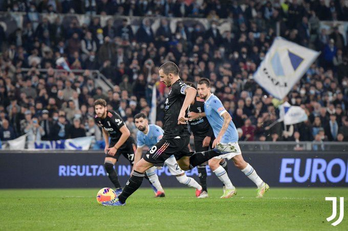 «Ювентус» в гостевом матче Серии А обыграл «Лацио», Бонуччи дважды забил с пенальти