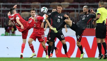 Сборная России провела тройную замену в матче с Хорватией