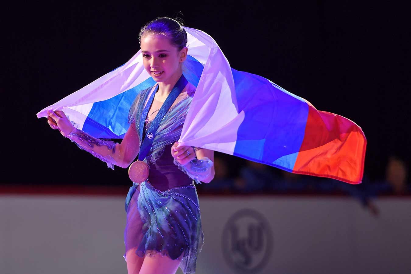 Появилось видео победного проката Валиевой с мировым рекордом на Skate Canada